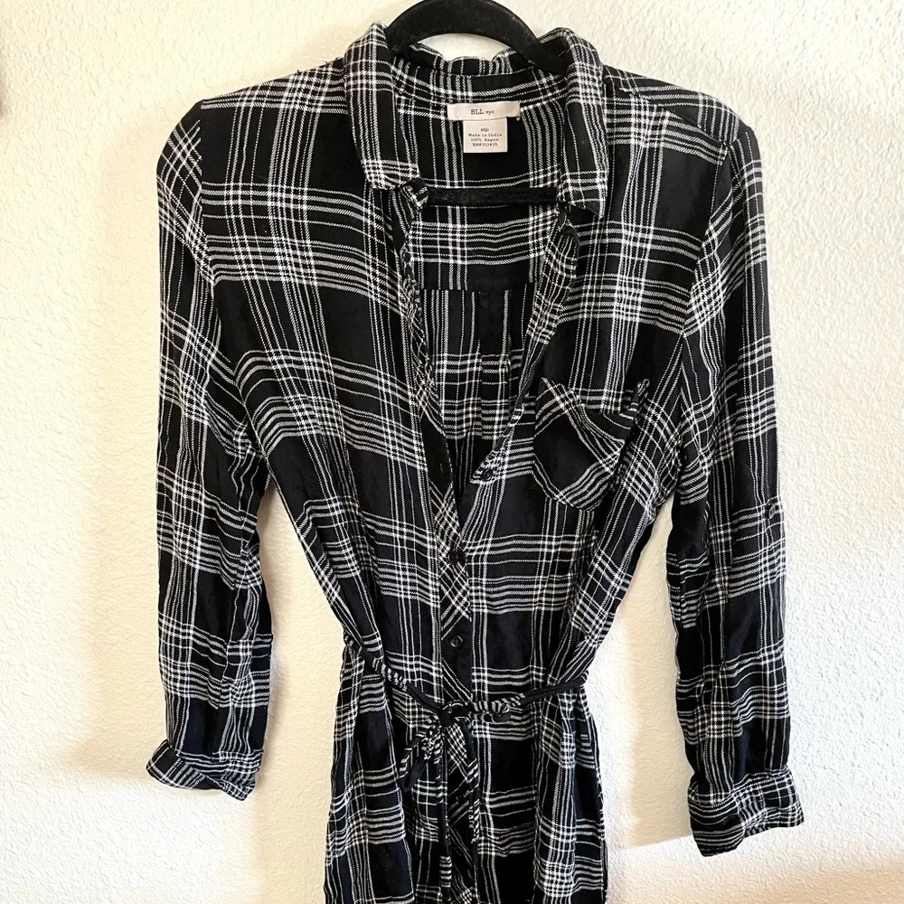Flannel Shirtdress - Picture 1 of 2